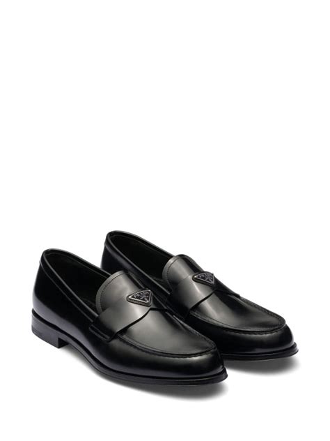 prada logo no triangle|prada triangle logo loafer women.